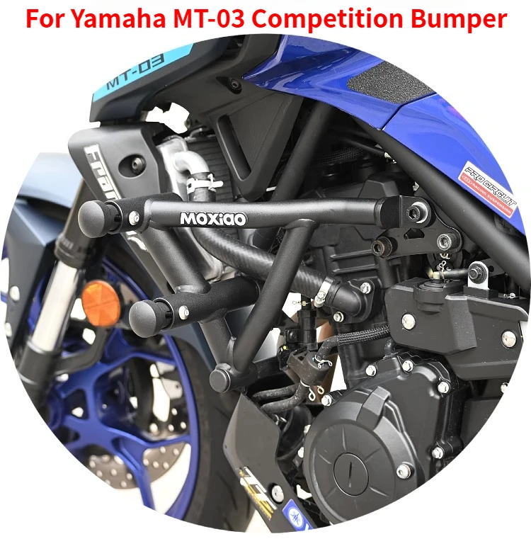 

For MT 03 Engine Guard Bumper For Yamaha MT-03 2015-2023 2024 2025 MT03 Crash Bar Motorcycle Body Frame Protector Accessories