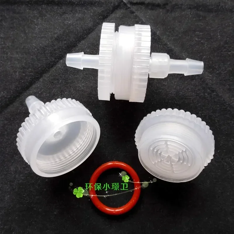 Can be unscrewed and opened micro air filter 25mm filter head assembly with adapter for gas and liquid universal use