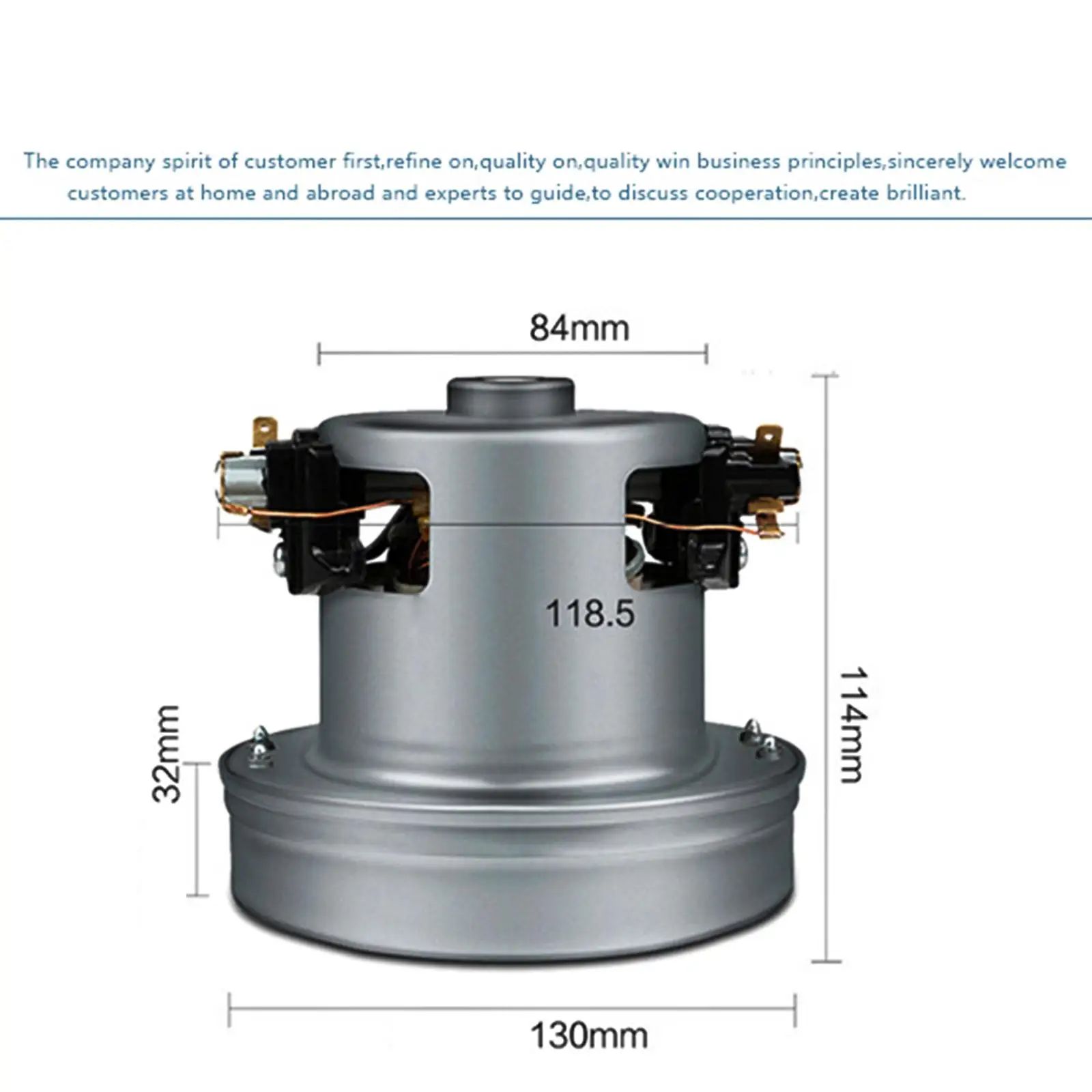 Household Vacuum Cleaner Motor Replaces Easy Clean for JK-2010 Zw1100-202 Qw18T-06B
