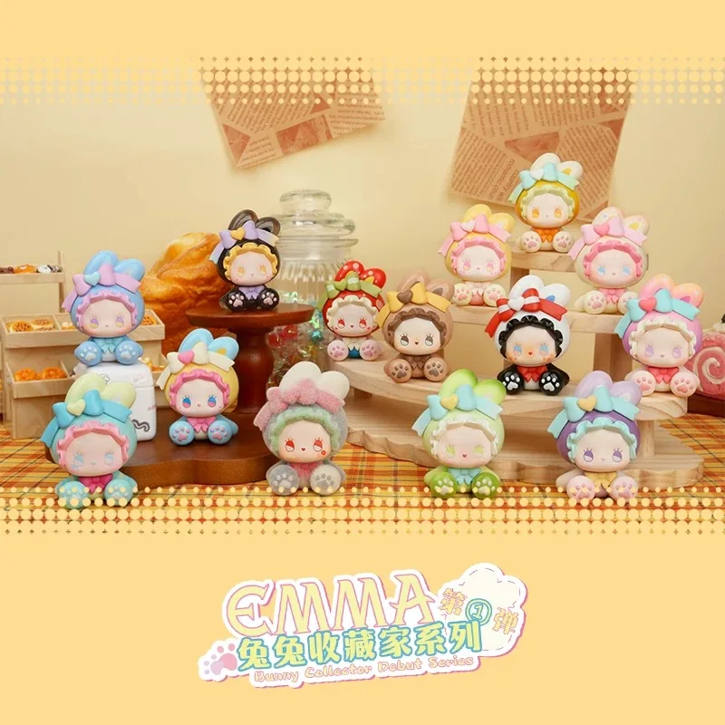 EMMA أرنب جامع صندوق أعمى صغير عصري لطيف حبة تمثال الفتيات عيد ميلاد الهالوين هدية حلية لعبة الاتجاه #4