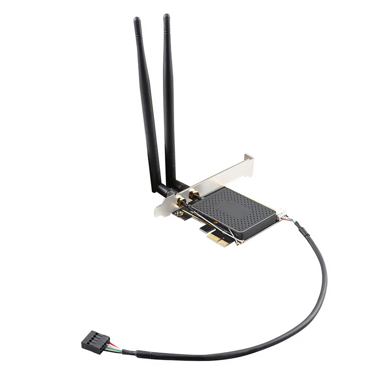 Mini PCIE notebook wireless network interface card desktop PCI-E to miniPCIE1X network interface card + Bluetooth