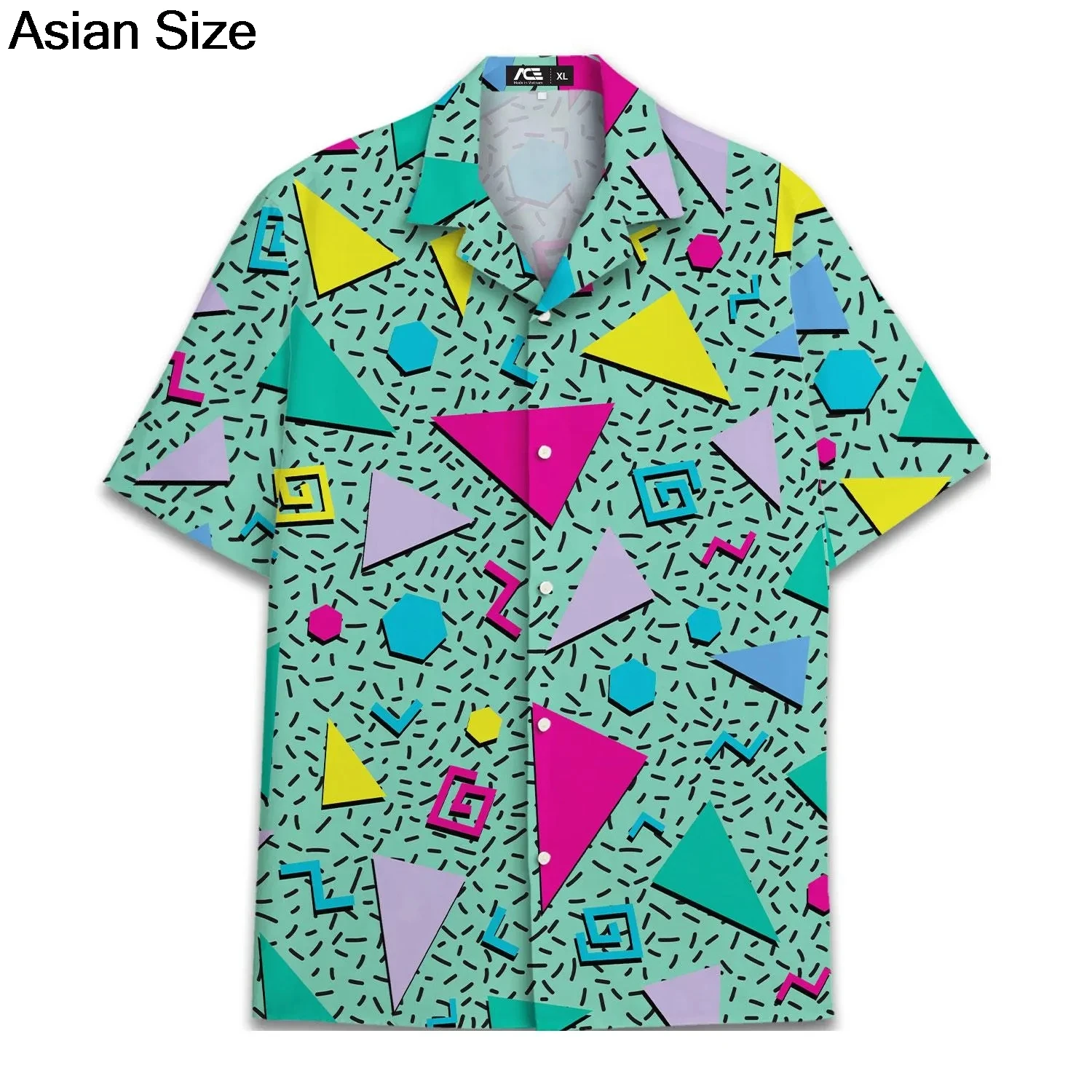 Retro 80s Pop Art Hawaiian Shirt 2025 Neon Cassette Skateboard Headphone Shirt, Vintage 90s Party Button-Up Summer Unisex Shirts