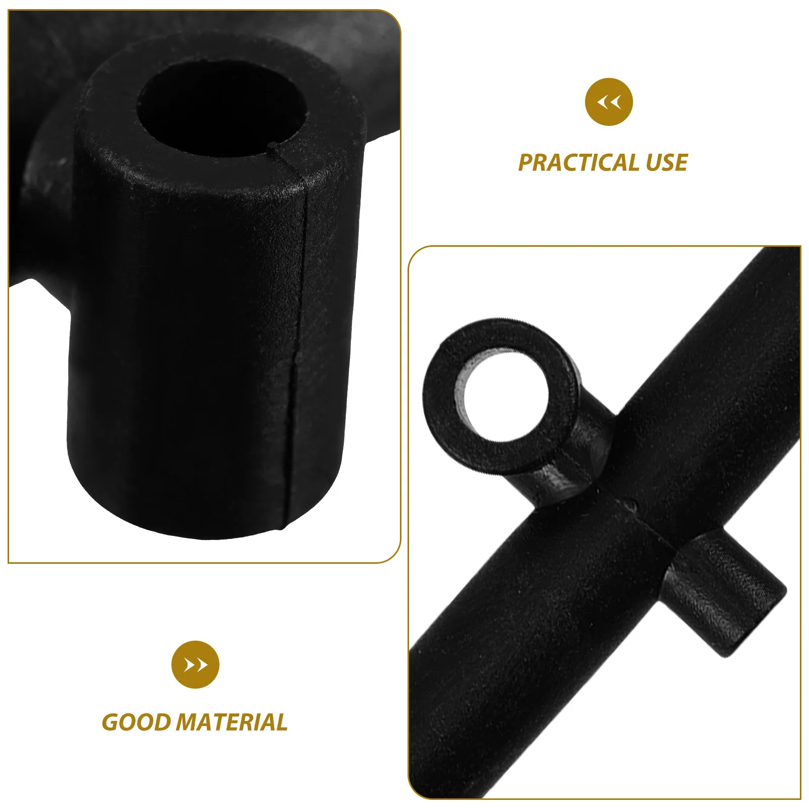 1 Juego de conectores de marco de cometa DIY, varillas en T de plástico, piezas de soporte para reparación de cometas deportivas voladoras, accesorios, soporte estable para cometa