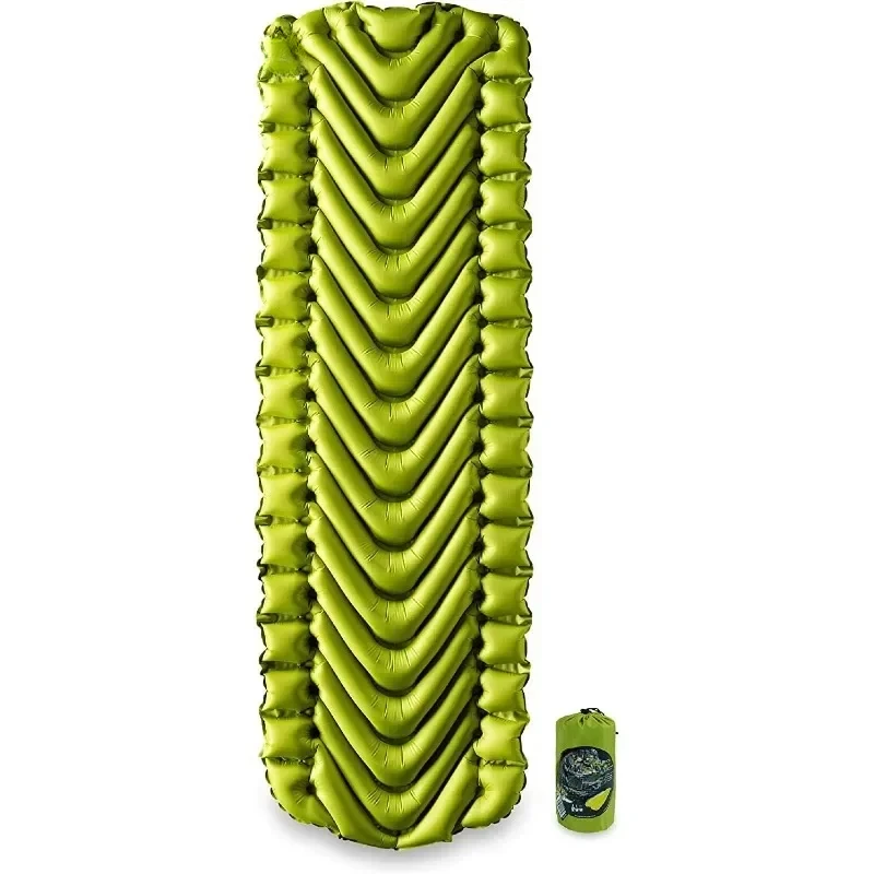 

Static Inflatable Sleeping Pad | Portable Ultralight Easy to Inflate Foldable Air Bed for Camping Backpacking Hiking