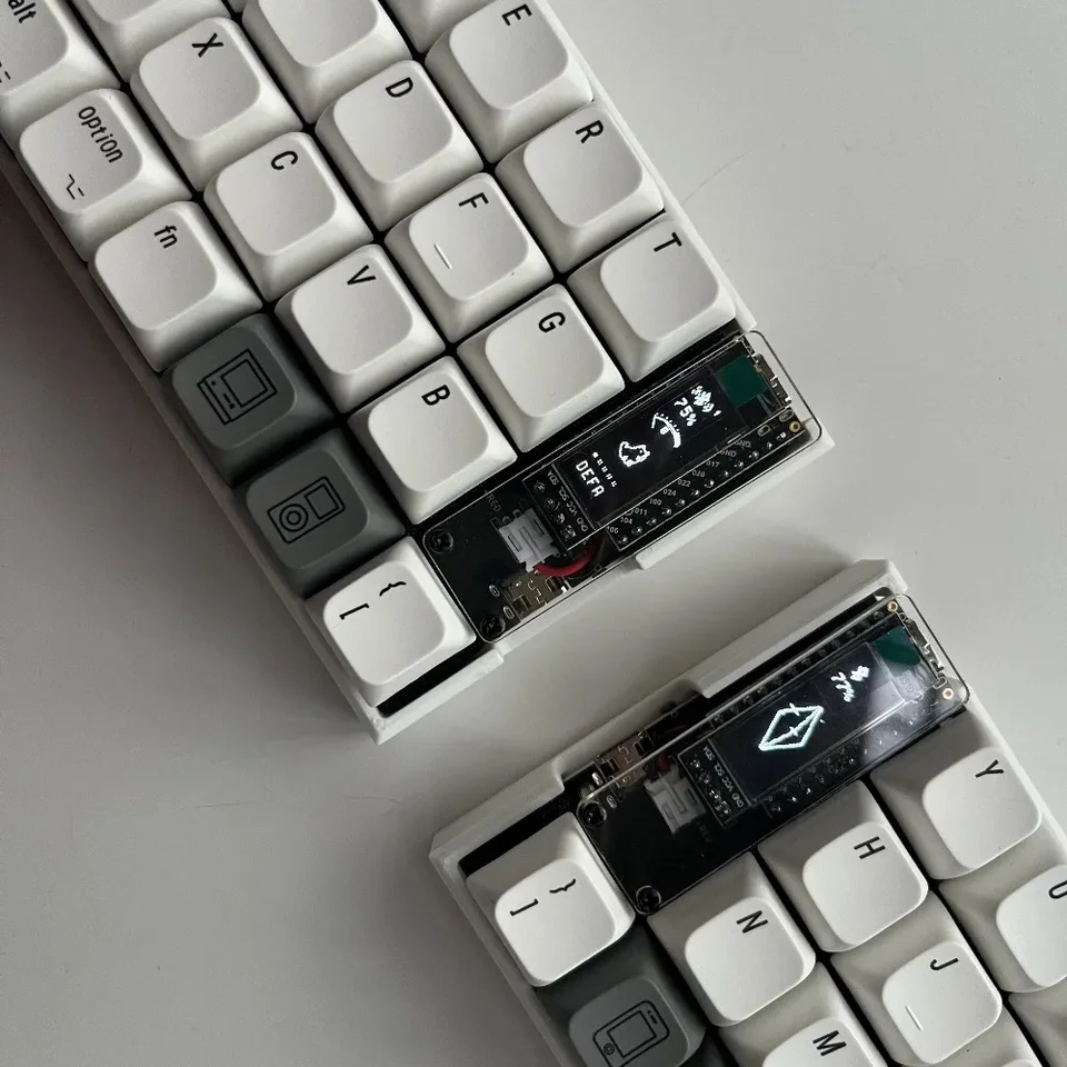 Felix Mini 4X6 ワイヤレス分割キーボード OLED/ビュー画面 ホット