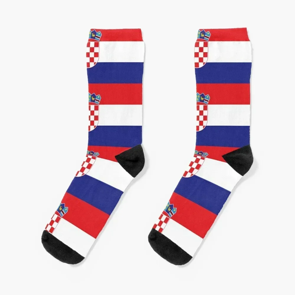 

Flag of croatia Socks professional running Wholesale funny gift Male Socks Women's