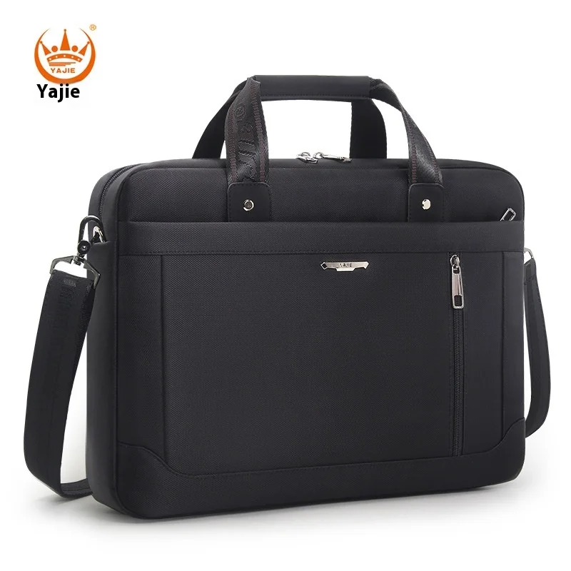 Men Business Briefcase For Man Shoulder Bags Waterproof Nylon Male Work Office Bags For 15.6