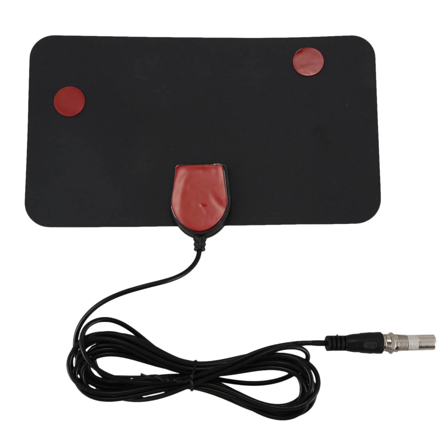 B02B-Antena TV Zoom Dalam Ruangan Digital HD Datar HDTV Jangkauan 50 Mil TVFox VHF UHF DVB