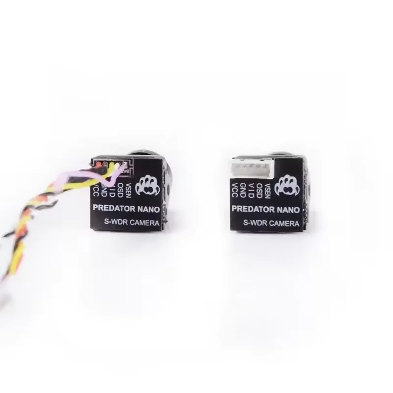 FOXEER Predator5 Camera NANO 1000TVL 4:3/16:9 NTSC/PAL Selecteerbare 1,7 mm lens OSD WDR Nachtelijk LED voor FPV Camera Racing Drones