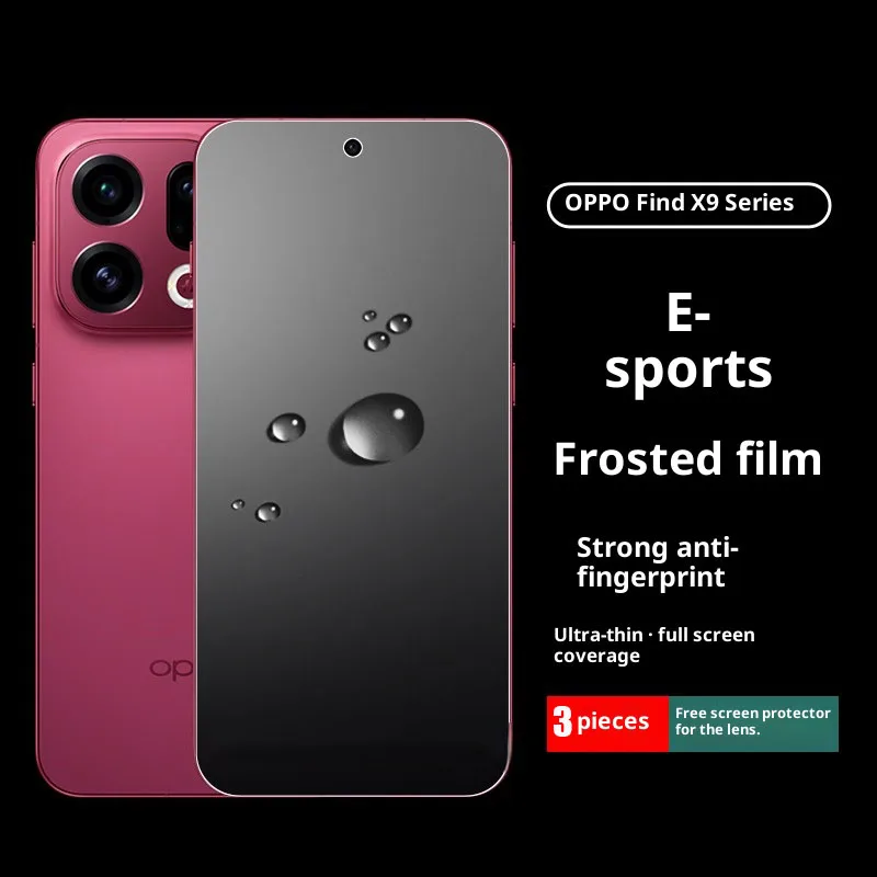 3PCS Full Cover Matte Hydrogel Film for Oppo Find X9 Pro Soft Clear Screen Protector for Oppo Find X9 Pro TPU Film No Glass