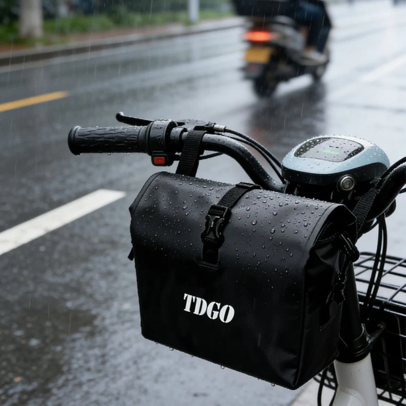 

TDGO Waterproof Bicycle & Motorcycle Storage Bag 9L Multifunctional Front Handlebar Bag Side Luggage Cycling Riding Equipment