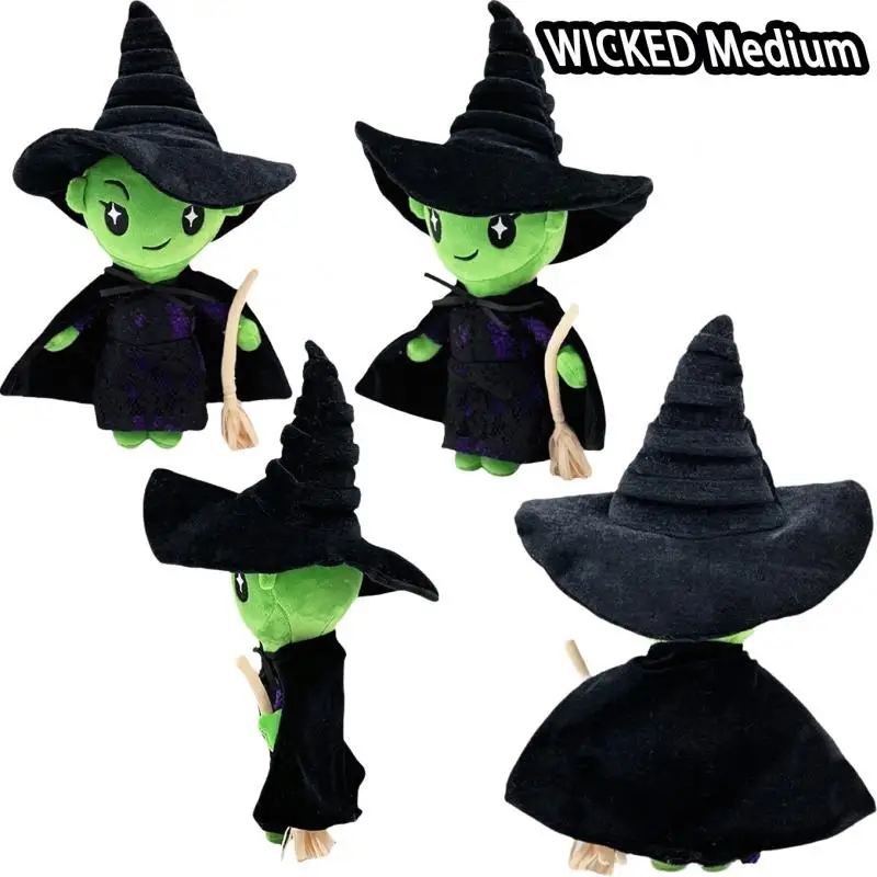 WICKED Medium Stylized Wicked Witch Creative Plush Toy Doll Ornament 28CM Soft Model Toy Boy Girl Ornament Gift