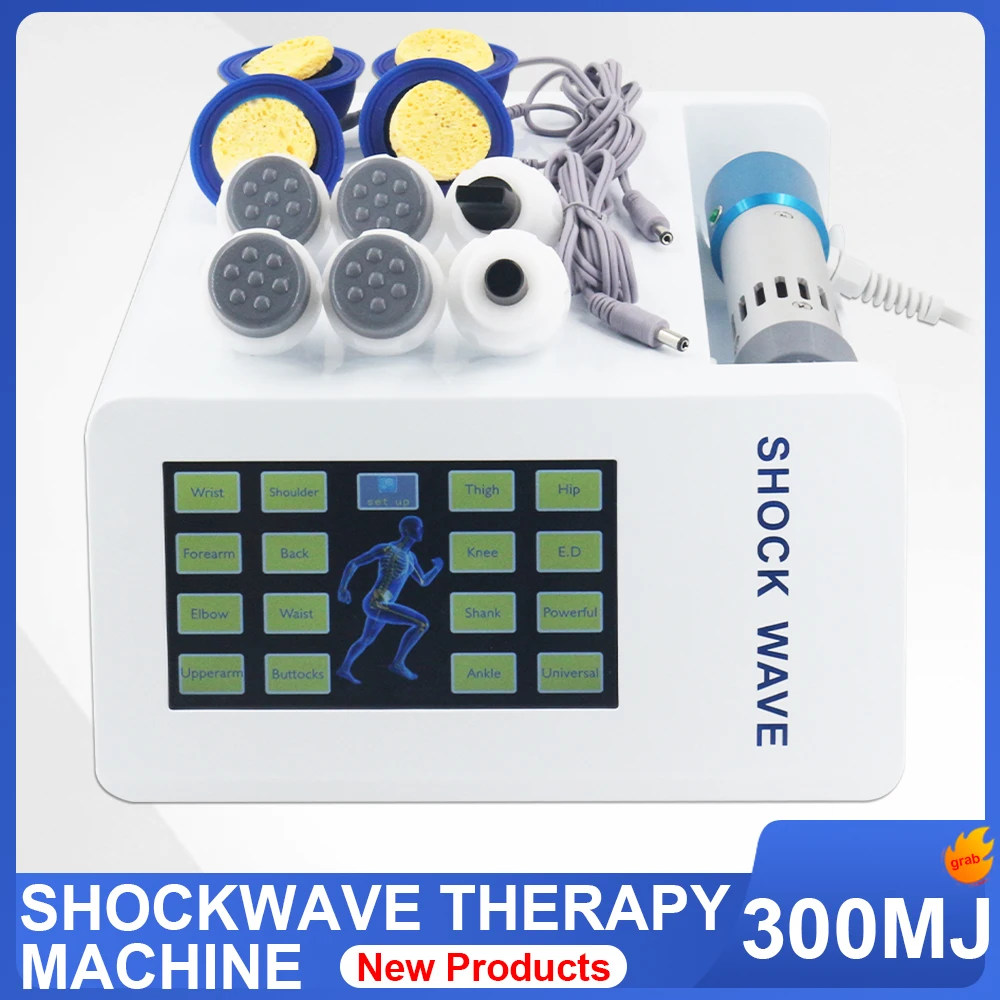 

300MJ Shockwave Therapy Machine 18Hz For Effective ED Treatment Professional Shock Wave EMS Massager Body Pain Relief Massage