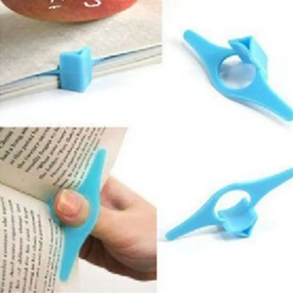 1Pc Thumb Convenient Book Holder Bookmark Finger Ring Book Marker For Books Stationery