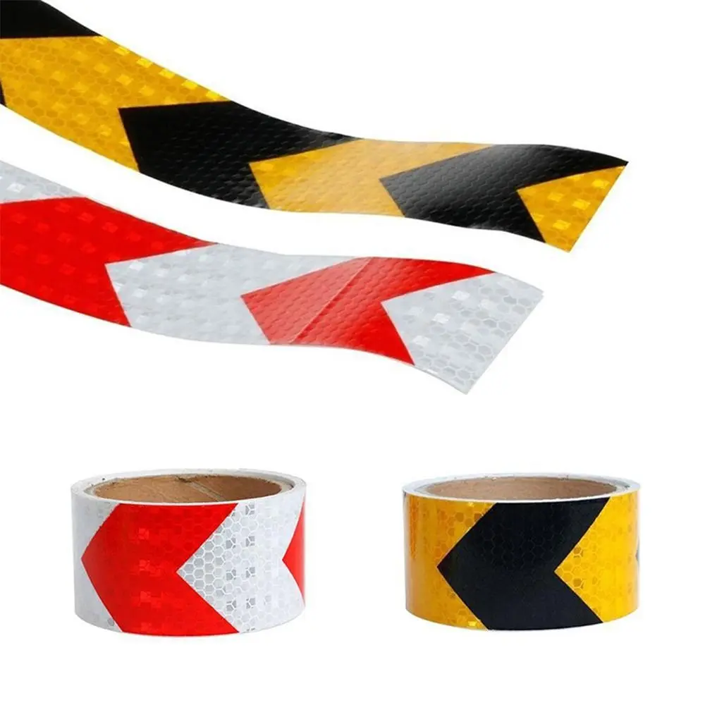 Multicolor Reflective Tape Car Arrow Warning Strip Motorcycle Car Tape Film 5x300cm Wear-resistant Waterproof Decor Decals