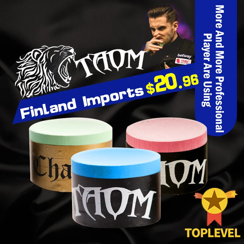 

Taom Chalk V10 Pyro Chalk Soft Blue Billiard Pool Chalk 2.0 Pyramid Pink Green Snooker Professional Round Cue Chalk Billiards