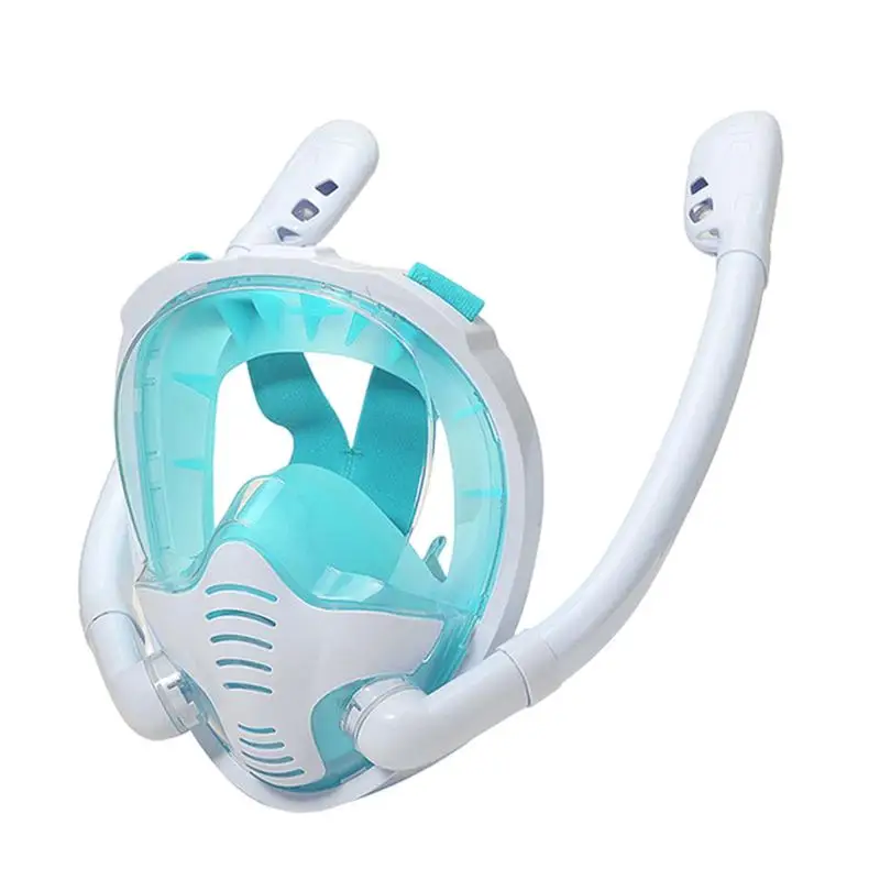 

Diving Goggles Cover No-Leak Swimming Head Goggles Anti-fog Diving Nose Cover Silicone Adult Diving Face Cover Fully Dry Women