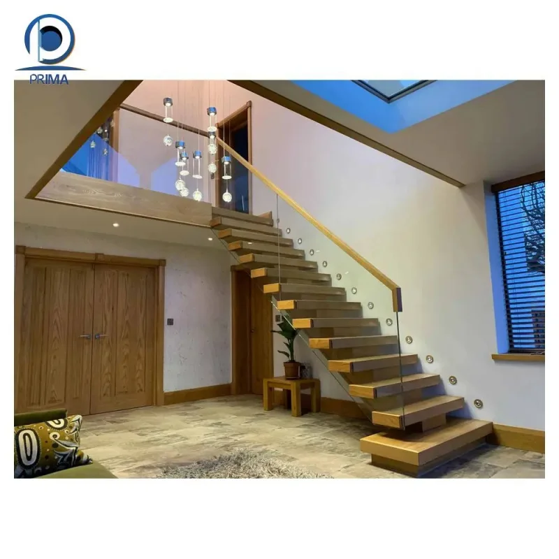 custom.Prima Foshan Factory Prefabricated Modern Indoor Metal Stairs Customized Mono Stringer Straight Staircase Design