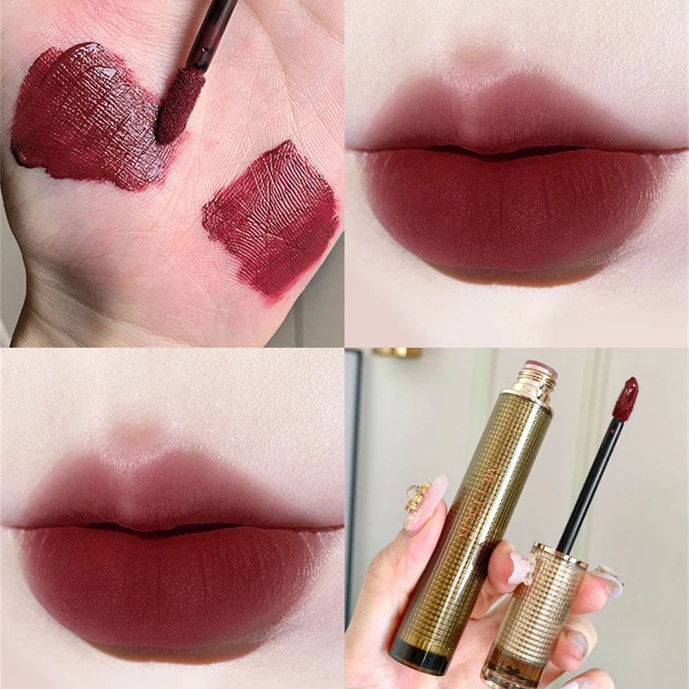 1/3/5Pcs Langdurige Lipgloss Hoge Kleurweergave Kleeft Niet Aan Liplijnen Lipgloss Fluwelen Langdurige Hydratatie