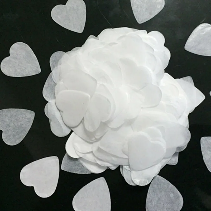 20g Herzförmiges Papierkonfetti, Valentinstag Tischdekoration, Hochzeit Handkonfetti zum Werfen, Ballonfüllung – Detail 6