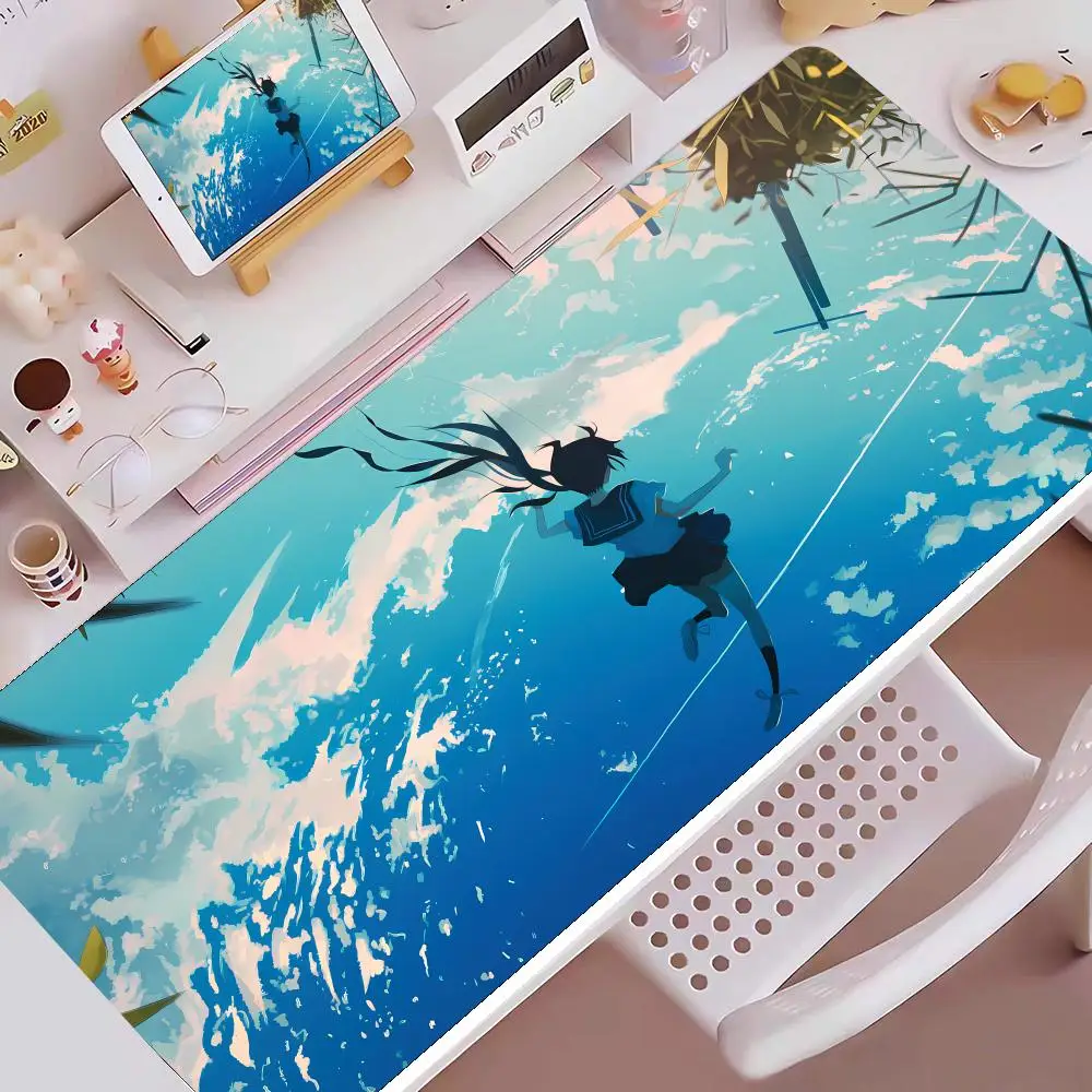 

Blue Series The Sky Beneath Feet Mouse Pad E-sports gaming mouse pad oversized personalized desk pad keyboard mouse pad