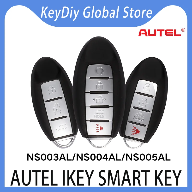 AUTEL Premium Type IKEY NS003AL NS004AL NS005AL Universal Smart Key Programming With KM100 IM508 IM608Pro XP400Pro