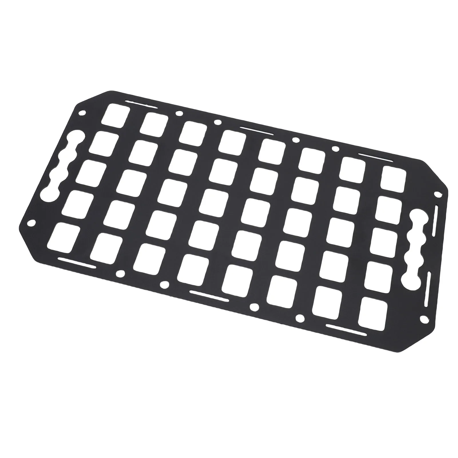 L Track Molle Panel Easy To Remove Metal Truck Bed Molle Panel 16.61x8.86x0.08in High Hardness for Cars SUVs Pickup Van RVs