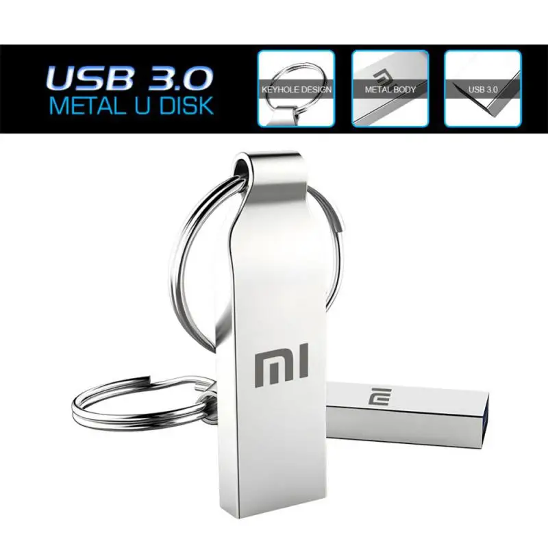 Xiaomi แฟลชไดรฟ์ USB 3.0ความเร็วสูง1TB 512GB อินเทอร์เฟซ Type-C ใช้งานได้สองแบบสำหรับโทรศัพท์มือถือคอมพิวเตอร์