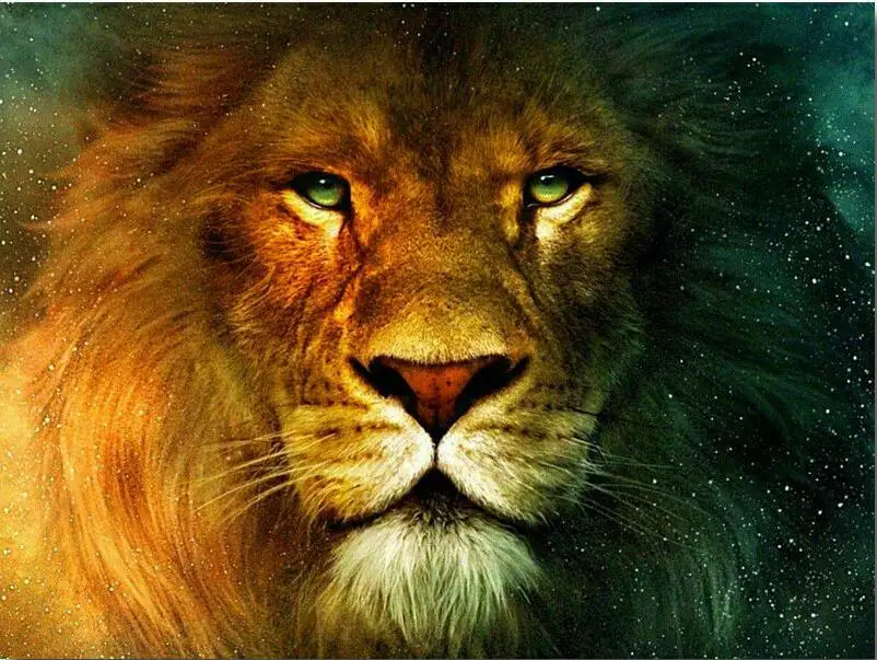 Chronicles Of Narnia Aslan Lion Art Film Print Silk Poster Home Wall Decor 24x36inch