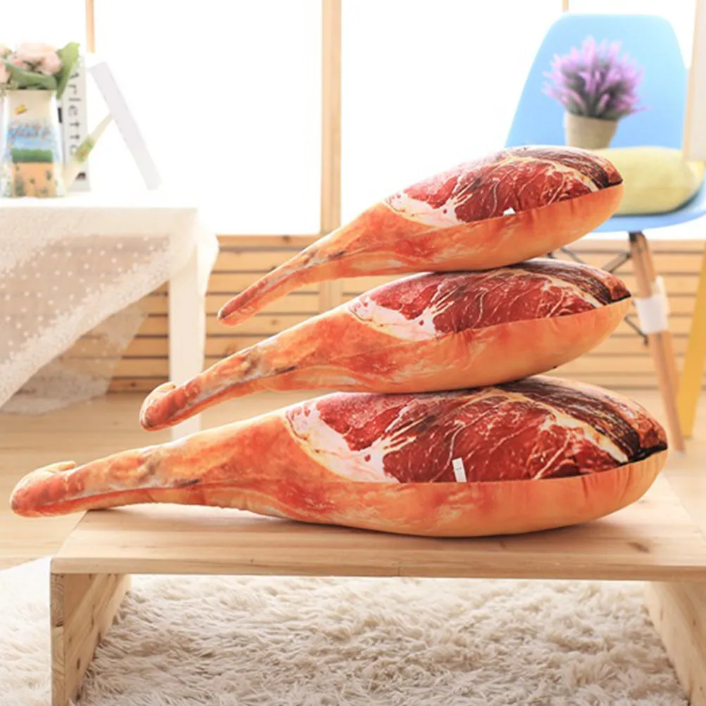 

Большая подушка-обнимашка в форме ветчины, забавная имитационная подушка для сна, декоративная подушка для дома, подарок для детей и взрослых