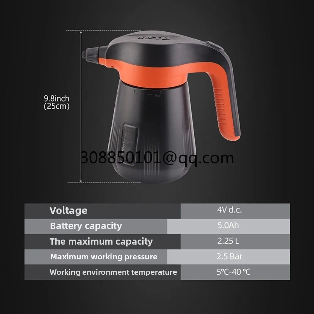 Foam pot Electric spray pot for car washing USB rechargeable lithium battery PA Compact high foam generator