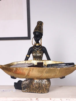 African Girl Sculpture 1