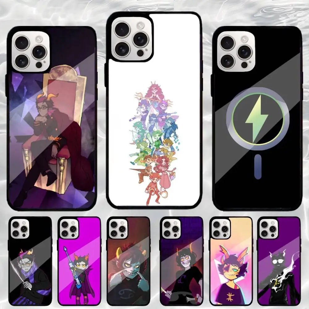 

Comics H-Homestuck T-Trolls Phone Case For iPhone17,16,15,14,13,12,11 Plus,Pro Max Magnetic Magsafe Wireless Charging