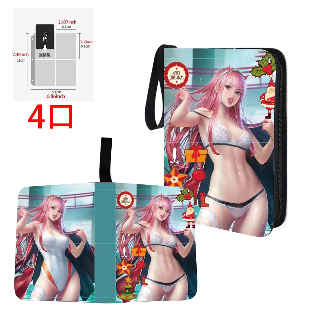 Goddess Story 9 Pocket Card Binder 4 Pocket Card Binder Card book Waifu Collection Card Binder Sexy Binder Christmas Binder