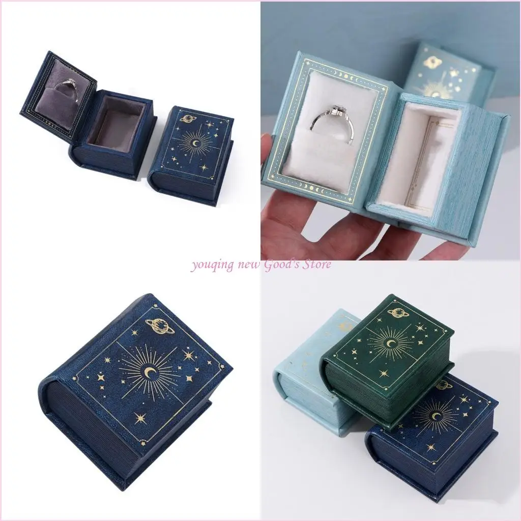 

57QA Luxurious Closure Jewelry Case Container For Rings Necklaces And More