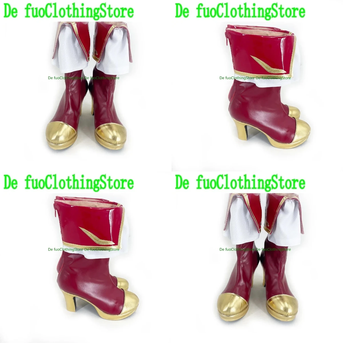 Shoesgamecharacter Crazy Girl Utena Hiiragi Magia Baiser, Botas de Tacón Alto para Mujer, Accesorios Personalizados, Accesorios para Halloween