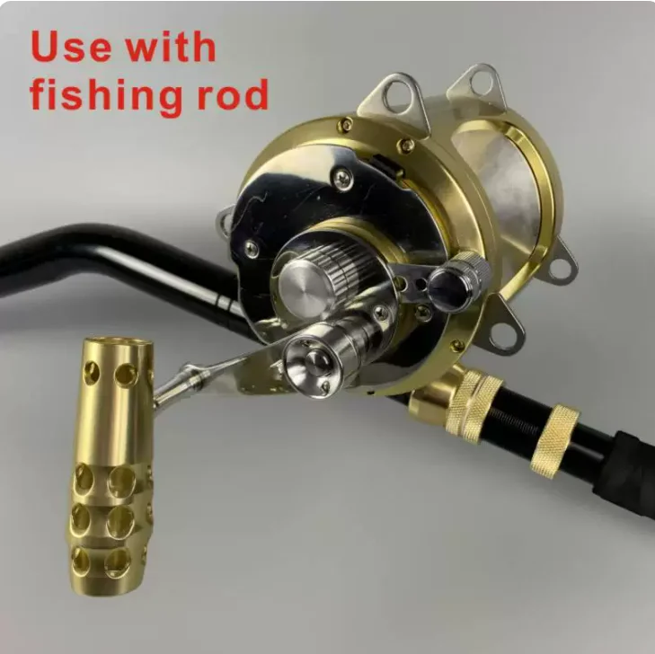 80W Saltwater Trolling Reel 2 Speed Big Game Tuna Reel Heavy Duty Boat Fishing