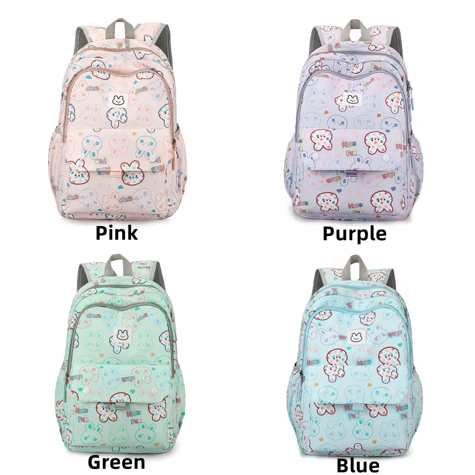 Women Backpack Nylon Ladies School Backpack for Teenager Girls Casual Travel Bag Sac Cute Cartoon Shoulder Backpack