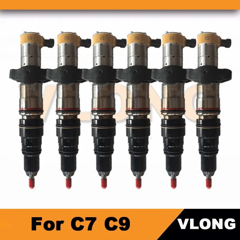 

6PCS HEUI Fuel Injector For Caterpillar CAT 324D 325D 329D 330D 336D C7 C9 C-9 Diesel Engine 235-5261 387-9436 242-0857 267-9710