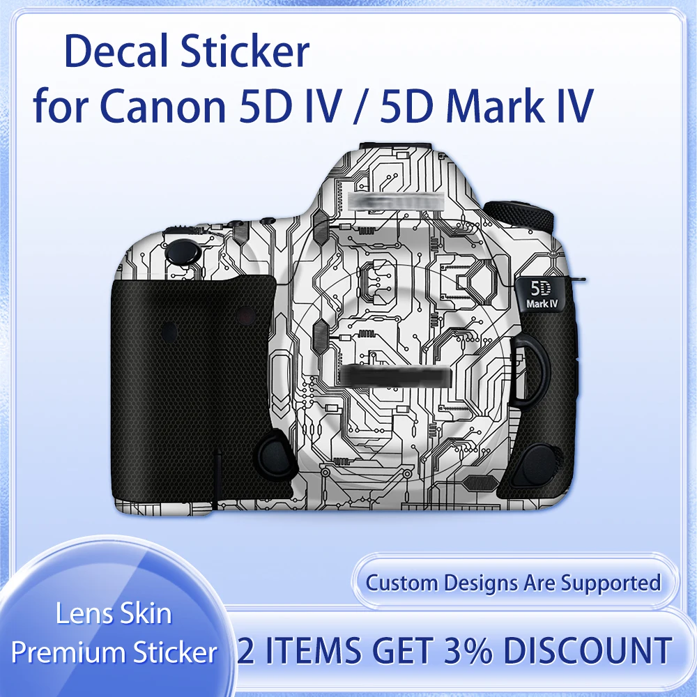 

5DIV Decal Skin for Canon 5D IV 5D4 Camera Skin Decal 5D Mark IV Protective Film Cover Film Skin Wrap Covered