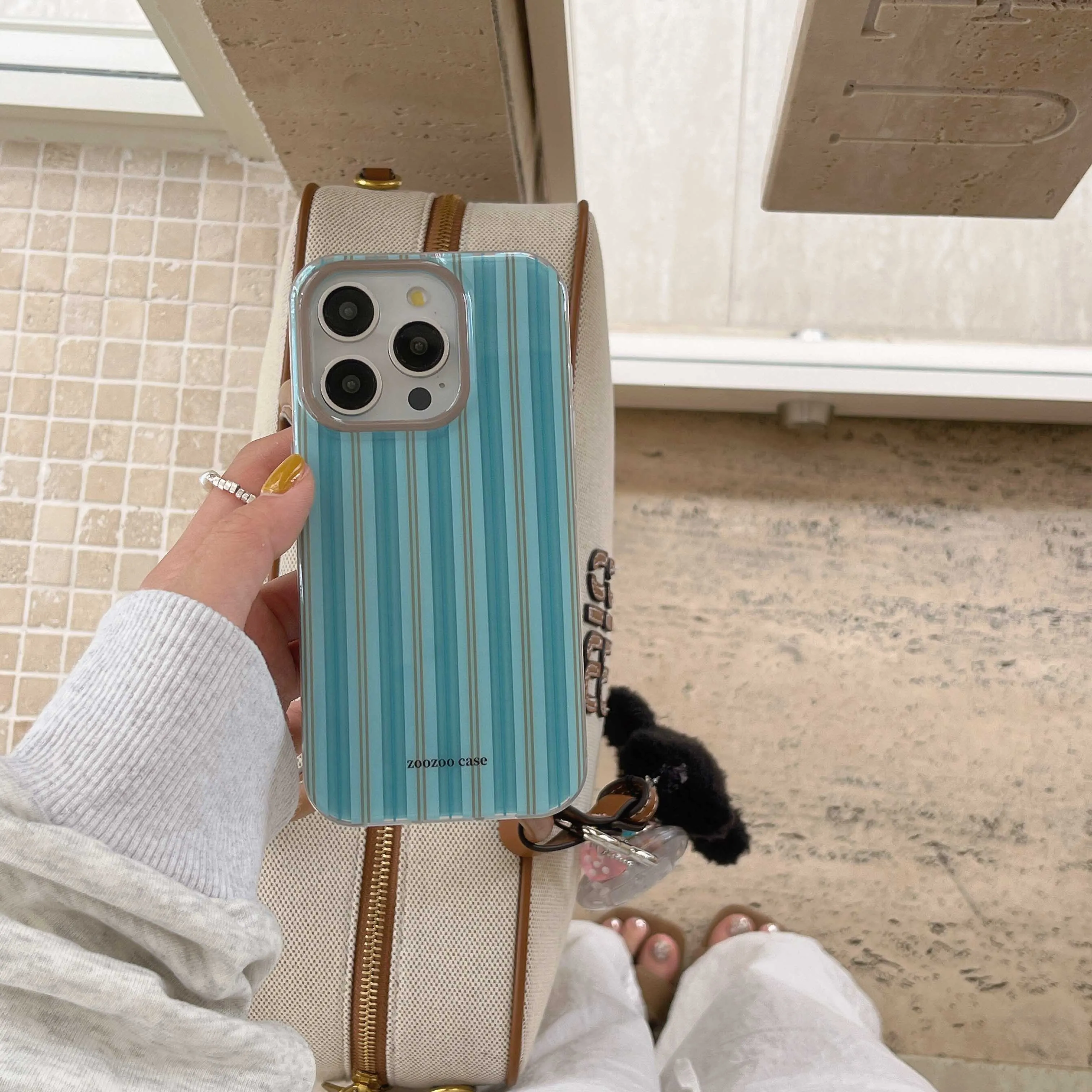 IPhone用の青い縞模様のサマーケース,iPhone 14pro,15 pro,12,14,13,15 pro max,15 pro max,13pro