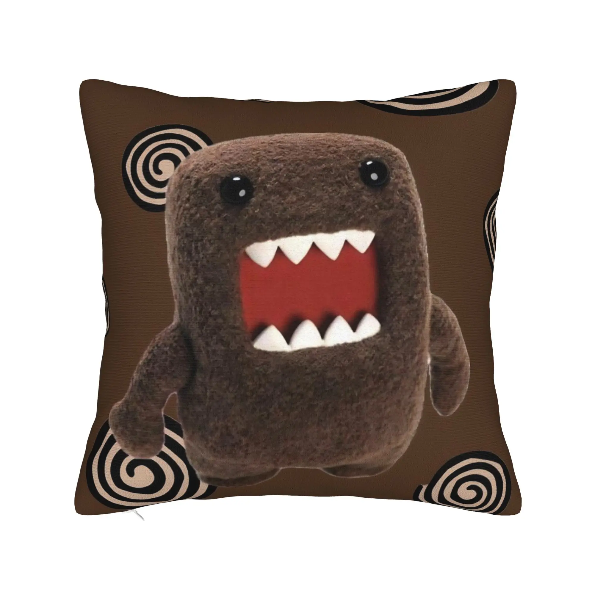 Decorative Pillowcases Domo Kun Merchandise Car  Pillow Case Cover Square Multi-Size
