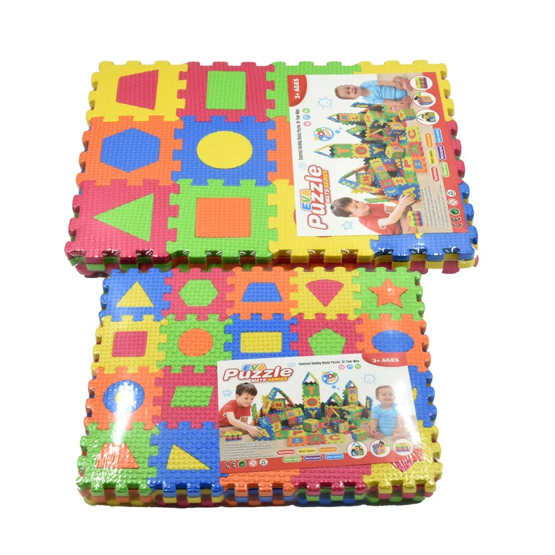 36/60Pcs Kids Child Baby Geometric Shape Puzzle Mat Play Mat Toys Eva Foam Infant Mini Educational Puzzle Toys Crawling Pad Toy