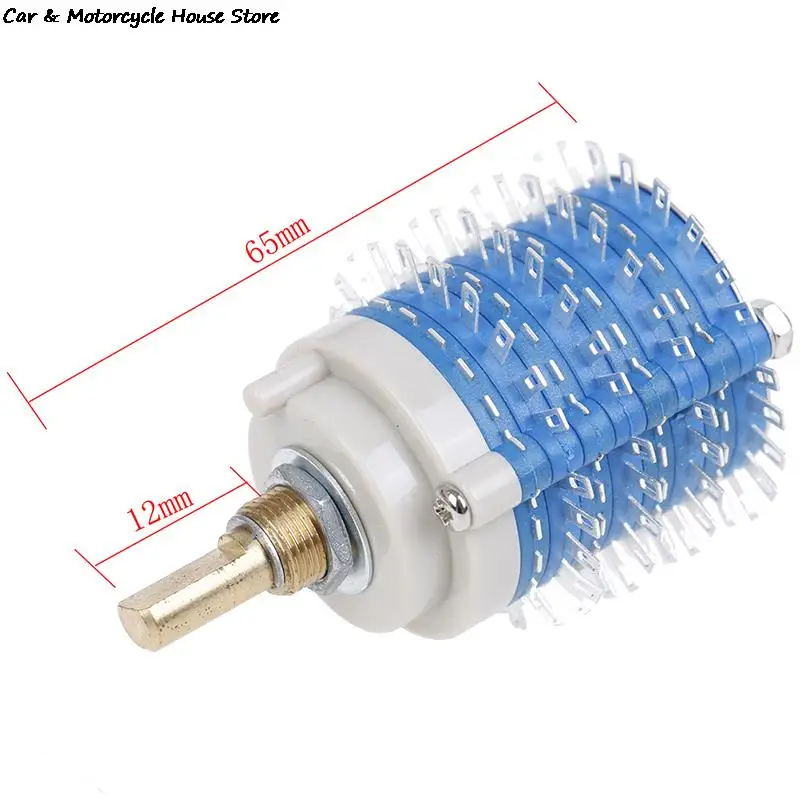 1pc rotary switch 4 Pole 24 Step 4*24 Rotary Switch Attenuator Volume Control DIY Potentiometer