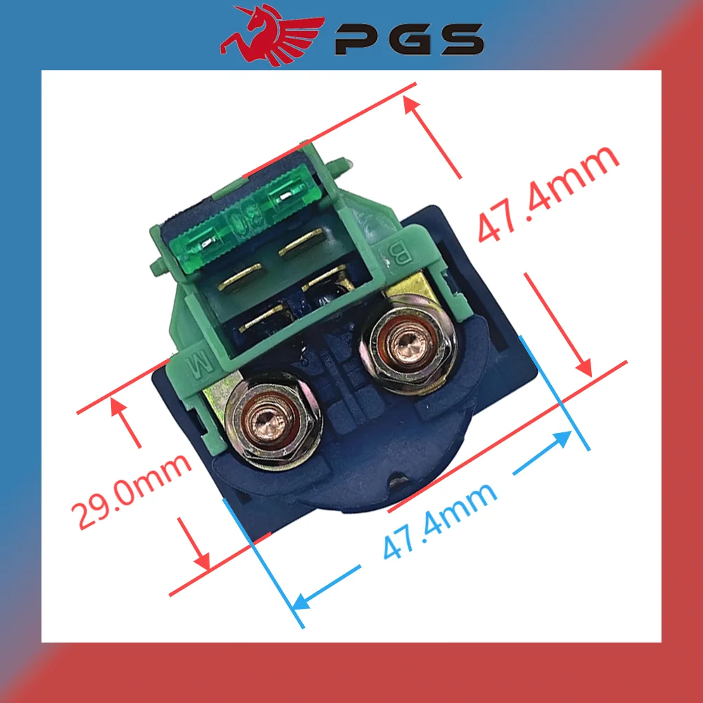 PGS 2PCS Starer Relay For CF CFORCE 600 625 X5 X6 ATV Stels 500 9CR6-150310 9010-150310 LU018593 C500-3819000  LN001415