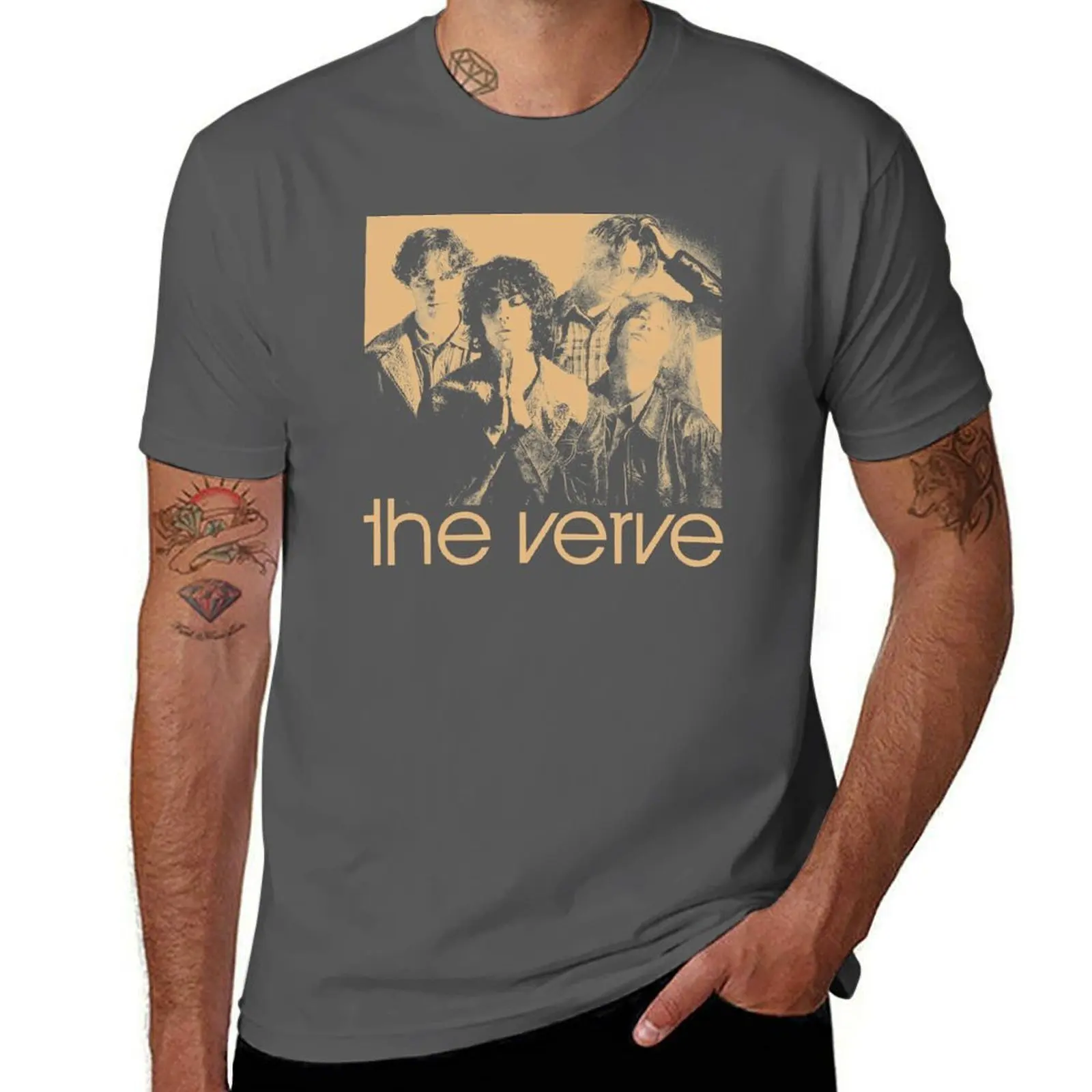

The Verve T-Shirt cotton t shirts man 100% man t shirts for men casual T-Shirt
