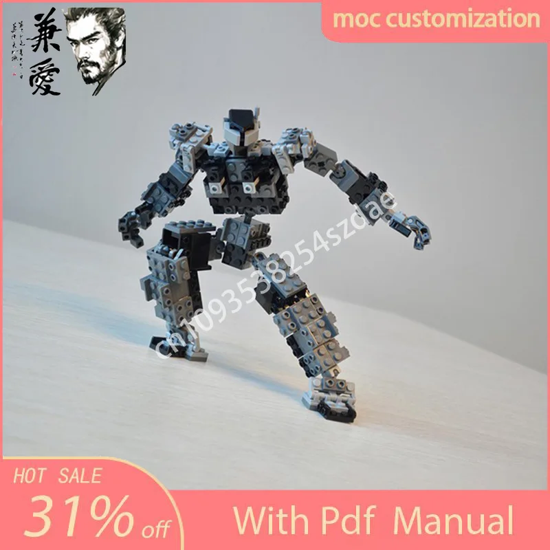 

212 шт. MOC Mecha робот механическая фигурка модель строительный блок креативная сборка «сделай сам» образование здание детский подарок на день рождения