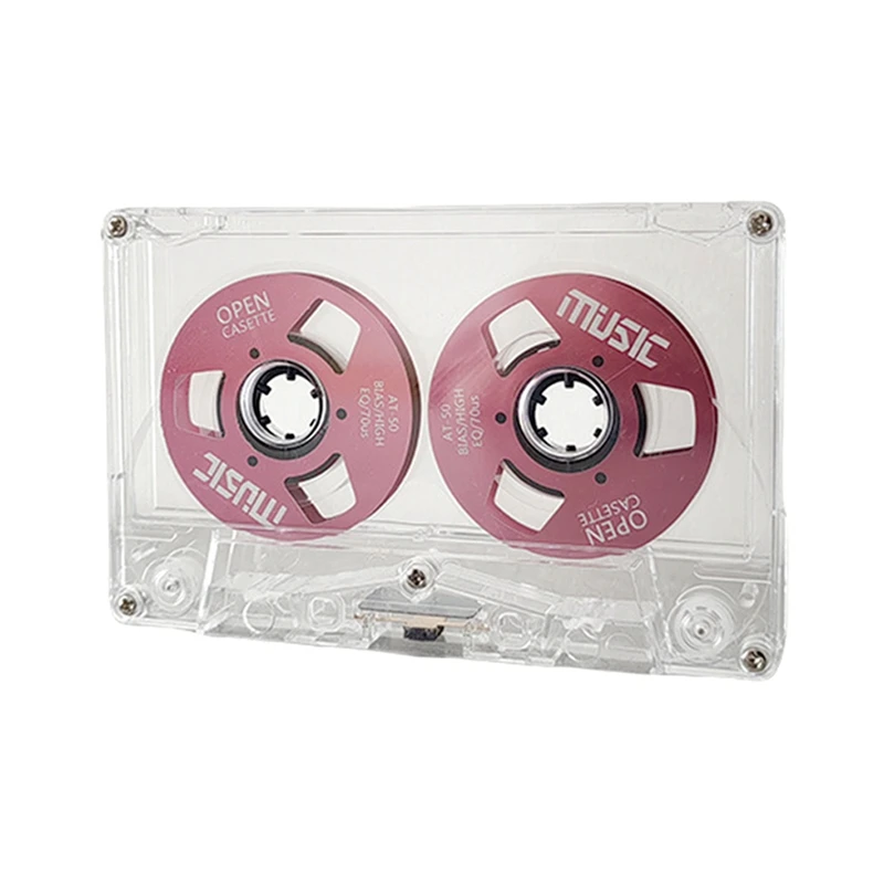 Retro Blank Audio Tape Type 50 Minutes Blank Cassette Tape Double Sided Magnetic Tape For Music Recording