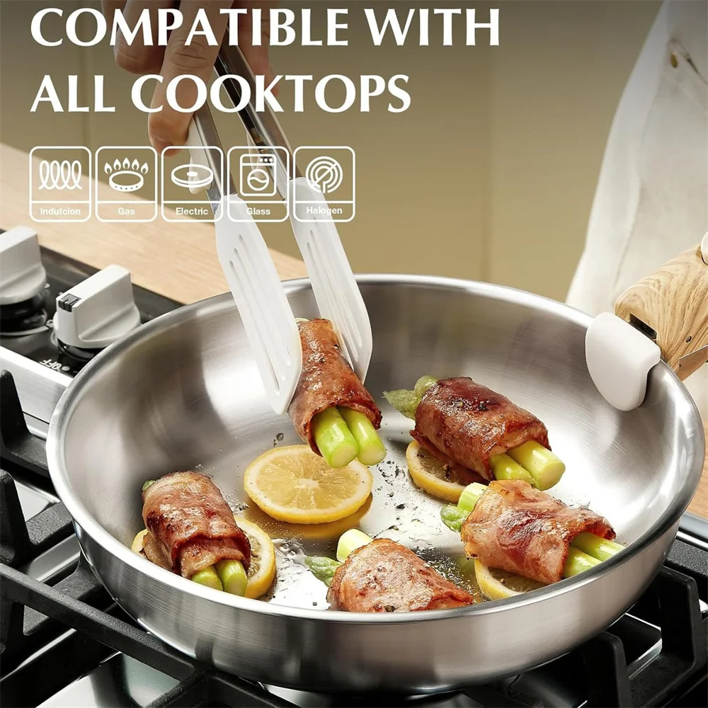 KOCH SYSTEME CS 4Pcs Stainless Steel Frying Pan Set 8