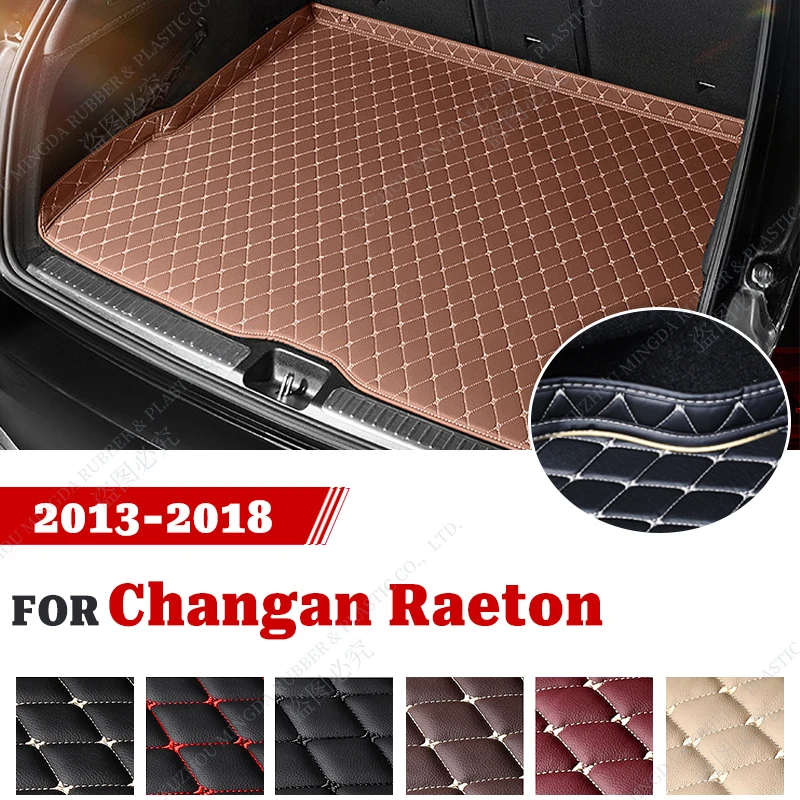 Car Trunk Mat For Changan Raeton 2013 2014 2015 2016 2017 2018 Custom Car Accessories Auto Interior Decoration